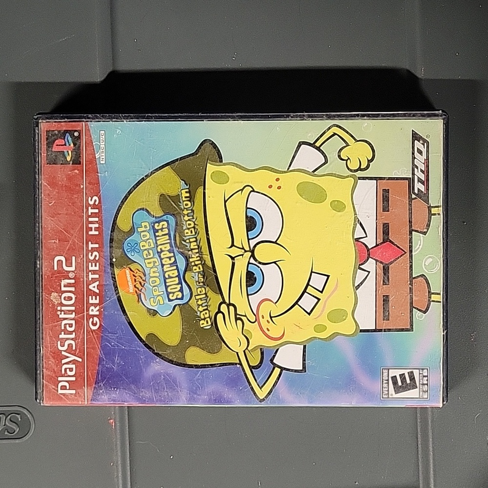 Playstation 2 SpongeBob Squarepants Battle for Bikini Bottom Game